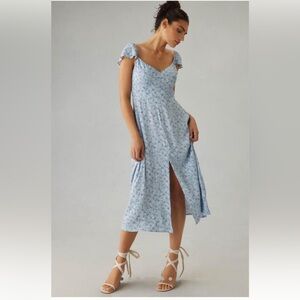 Reformation Baxley dress in Anthropologie exclusive print Brooke size 4